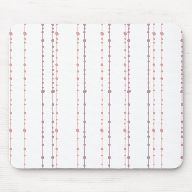 Pink String dot mouse pad Mousepad (Vorne)