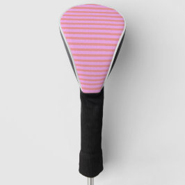 Pink Strip Golf Cover Headcover
