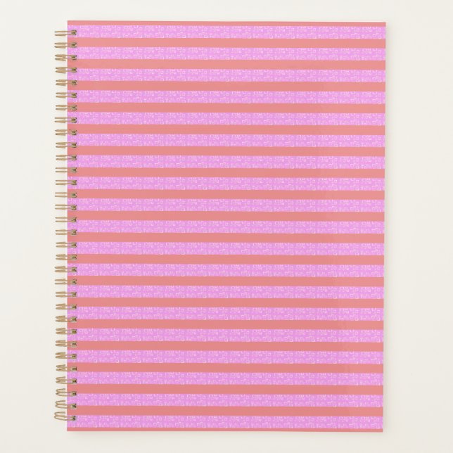 Pink Strip Planner Planer (Vorderseite)