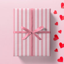 Pink Stripe Girly Striped Preppy Girl Minimalist