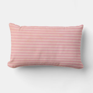 Pink Stripe Throw Kissen
