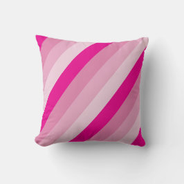 Pink striped cushion kissen