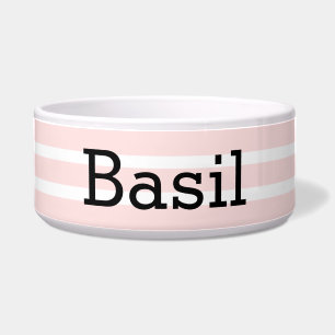 PINK STRIPED Heimtierschüssel Napf