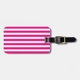 Pink Stripes Muster Gepäckanhänger