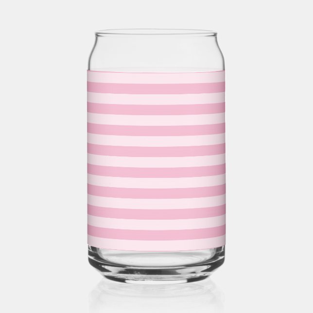 Pink Stripes Seamless Pattern Dosenglas (Vorderseite)
