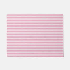 Pink Stripes Seamless Pattern Fußmatte