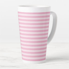 Pink Stripes Seamless Pattern Milchtasse