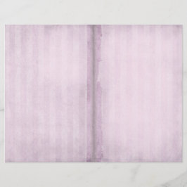 Pink Stripte Vintage Journalseite