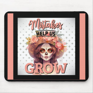 Pink Sugar Skull Delights Mousepad