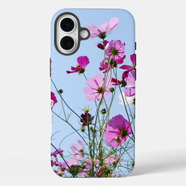 Pink Summer Meadow Foto Case-Mate iPhone Hülle (Rückseite)