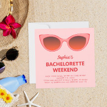 Pink Sunnies Beach Bachelorette Wochenende