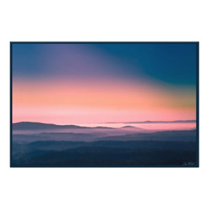 Pink Sunrise Hot Springs Nationalpark, Arkansas Fotodruck