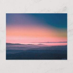 Pink Sunrise Hot Springs Nationalpark, Arkansas Postkarte