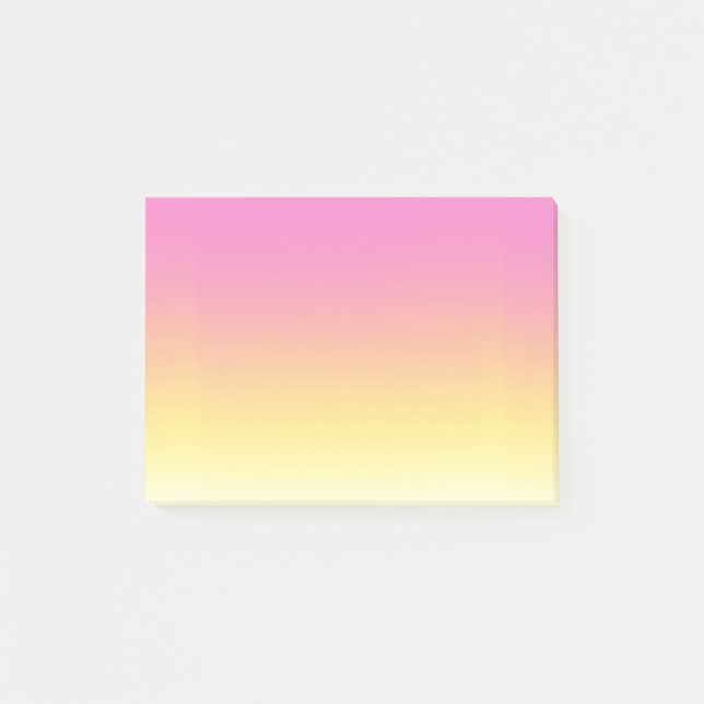 Pink Sunset Post-It-It-Notes Post-it Klebezettel (Vorderseite)