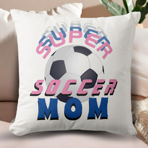Pink Super Soccer Mama Sport Mutter Muttertag Kissen