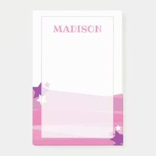 Pink Super Star Post It Hinweis Post-it Klebezettel