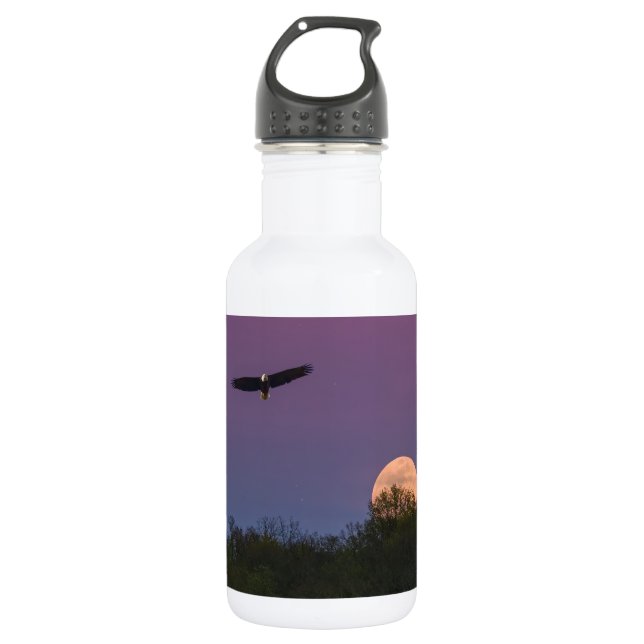 Pink Supermoon Eagle Water Botle Edelstahlflasche (Vorderseite)