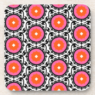Pink Suzani Muster Untersetzer