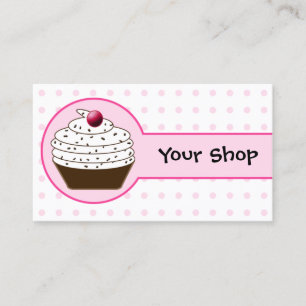 Pink Sweepcake Business Cards Visitenkarte
