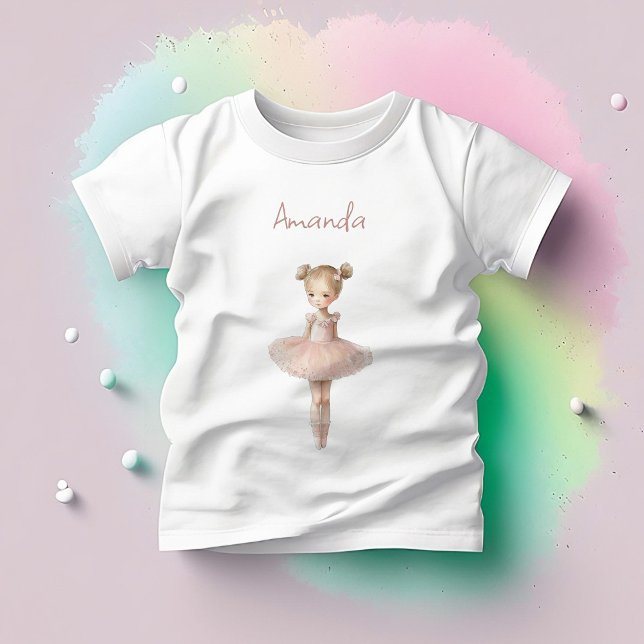 Pink Sweet Ballerina Baby T-shirt (Von Creator hochgeladen)