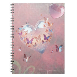 Pink Sweet Dreams Spiral Photo Notebook Notizblock