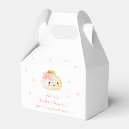 Pink Sweet Little Dumpling Girl Babydusche Geschenkschachtel