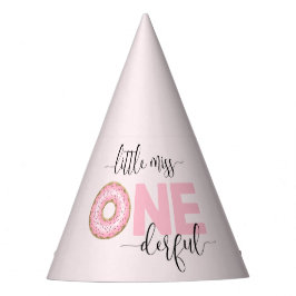 Pink Sweet Little MIs 1. Geburtstag Partyhütchen