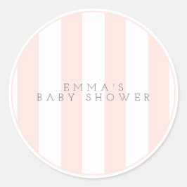 Pink Sweet Little Peach Baby Dusche Etikett Aufkle Runder Aufkleber