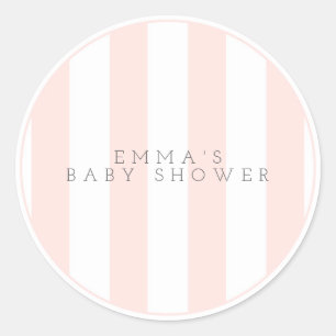 Pink Sweet Little Peach Baby Dusche Etikett Aufkle Runder Aufkleber