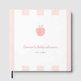 Pink Sweet Little Peach Baby Showbook Gästebuch