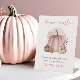 Pink Sweet Pumpkin Baby Dusche Windelwanne Windelw Sockelschild
