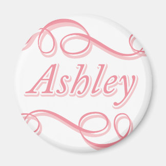 Pink Swirl Ashley Magnet