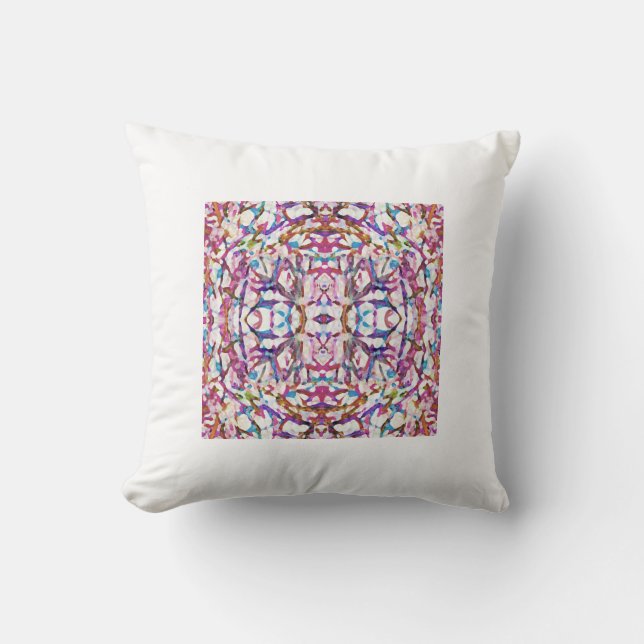 Pink Symmetrical Kissen (Vorderseite)