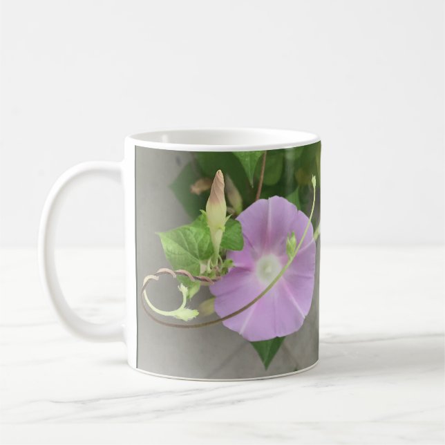 Pink Symphony Morning Glory Kaffeetasse (Links)