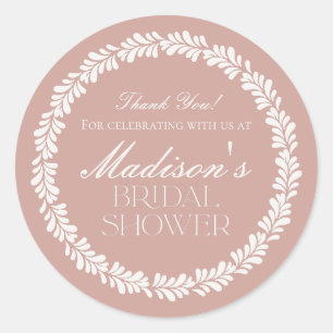 Pink Talavera Tile Spanisches Fiesta Brautparty Runder Aufkleber