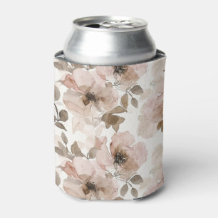 Pink Tan Floral Western Floral Dosenkühler
