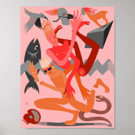 Pink Tanz Poster