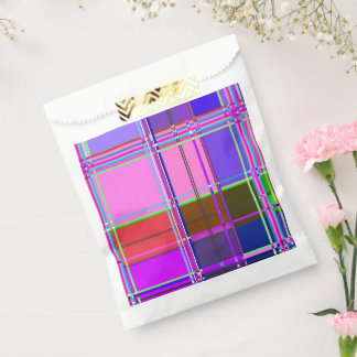 Pink tartan Fabric Pattern Cloth Madras Geschenktütchen