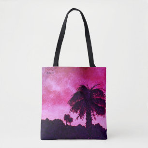 Pink - Tasche "Desert Gold Sunset" von All Joy Art