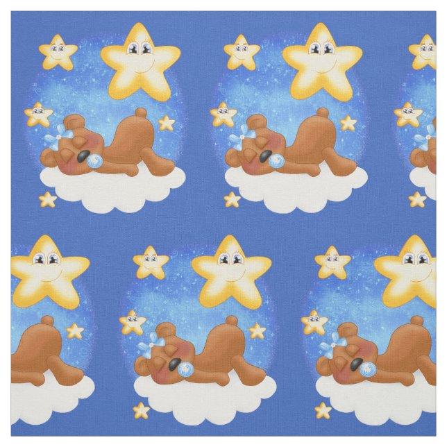 Pink Tawny Bear Stoff (Muster)
