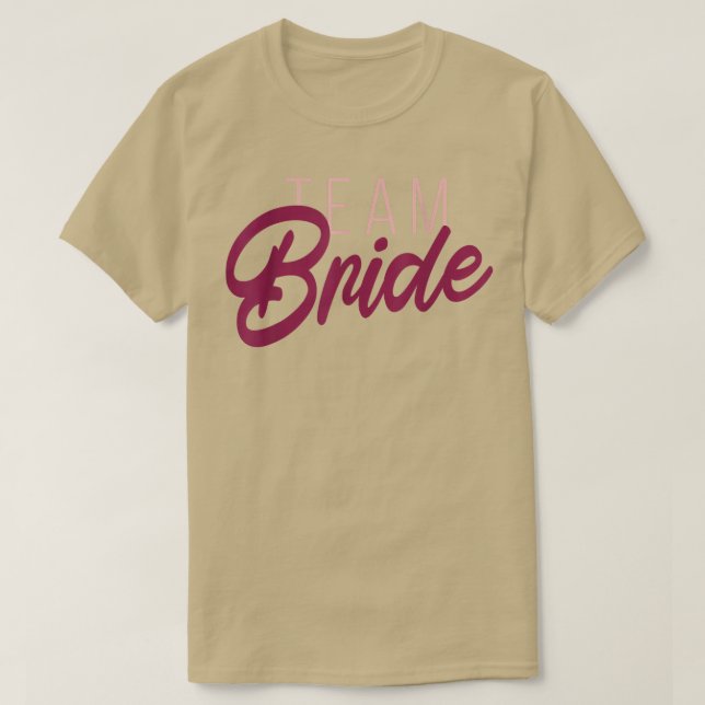 Pink Team Bride 431 T-Shirt (Design vorne)