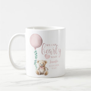 Pink Teddy Bear Baby Showküche Tasse