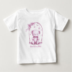 Pink Teddy Bear Baby T - Shirt