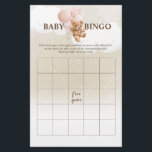 Pink Teddy Bear BINGO Baby Showspiele Flyer<br><div class="desc">Dieses Pink Teddy Bear BINGO Baby Shower Games ist der perfekte Ort für Ihre Babydusche!</div>