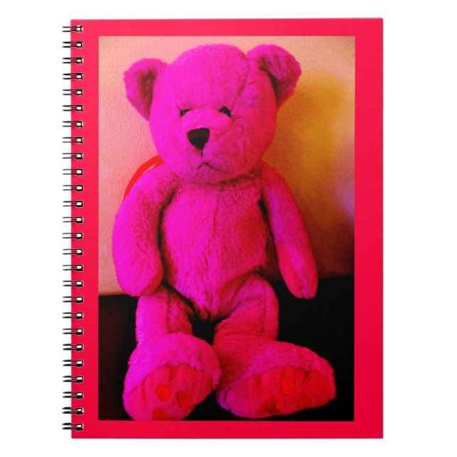 Pink Teddy Bear Notizblock (Vorderseite)