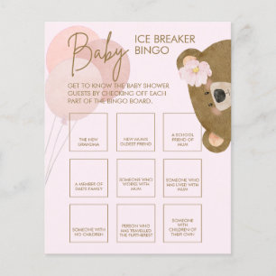 Pink Teddy kann frühzeitig abwarten Baby Eis Break