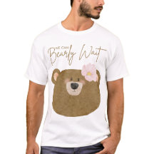 Pink Teddy wir können frühzeitig abwarten Mädchen