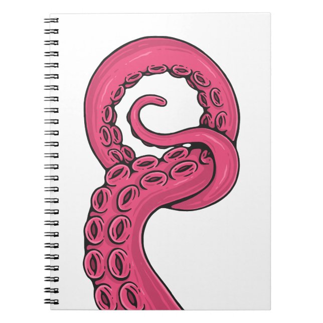 Pink Tentacle Notizblock (Vorderseite)