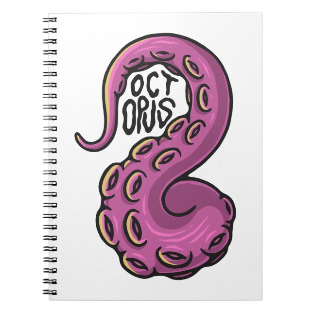 Pink Tentacle Notizblock (Vorderseite)