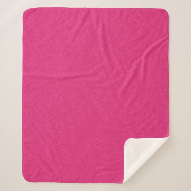 Pink textured surface with subtle swirling pattern sherpadecke (Vorderseite)